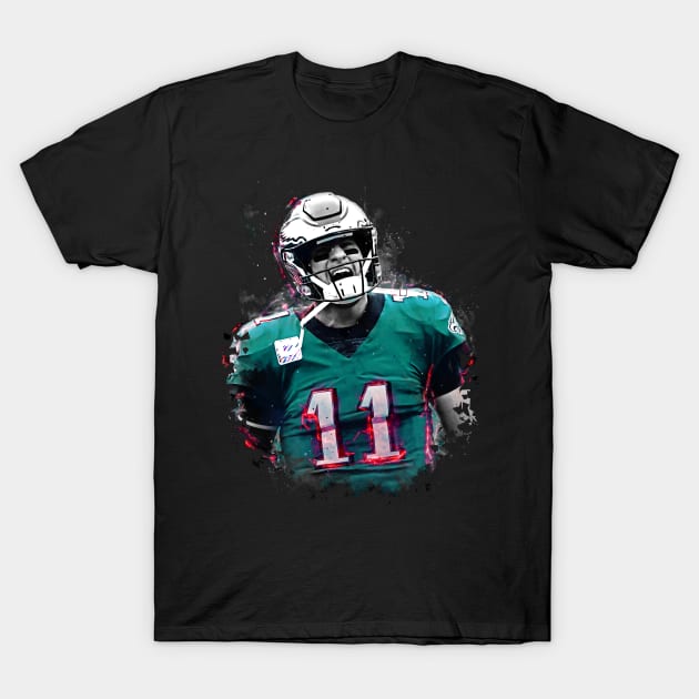 carson wentz art T-Shirt by BAJAJU